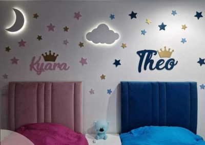 Decoração Personalizada Dupla