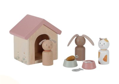 Conjunto de Casa com Animais